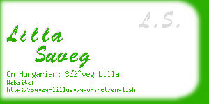 lilla suveg business card